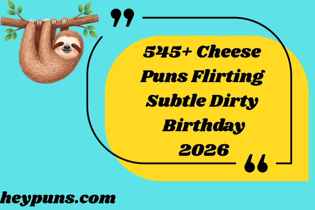 Cheese Puns Flirting Subtle Dirty Birthday