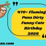 Flamingo Puns Dirty Funny Cute Birthday