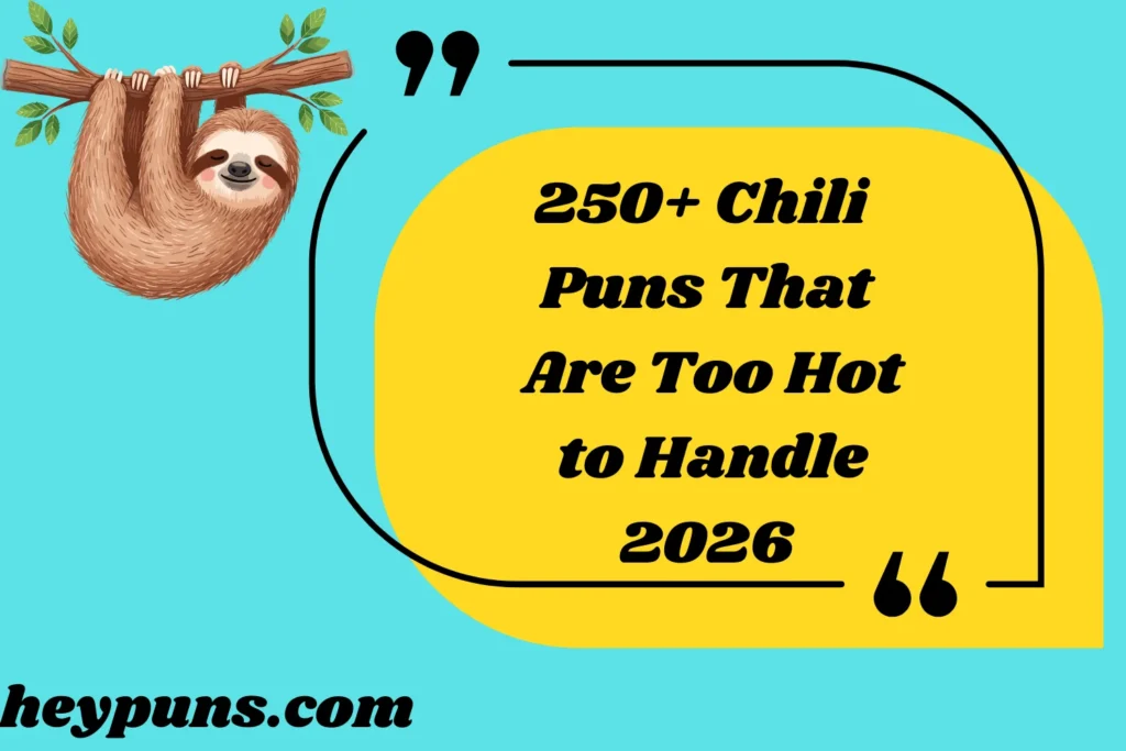 Chili Puns That Are Too Hot to Handle