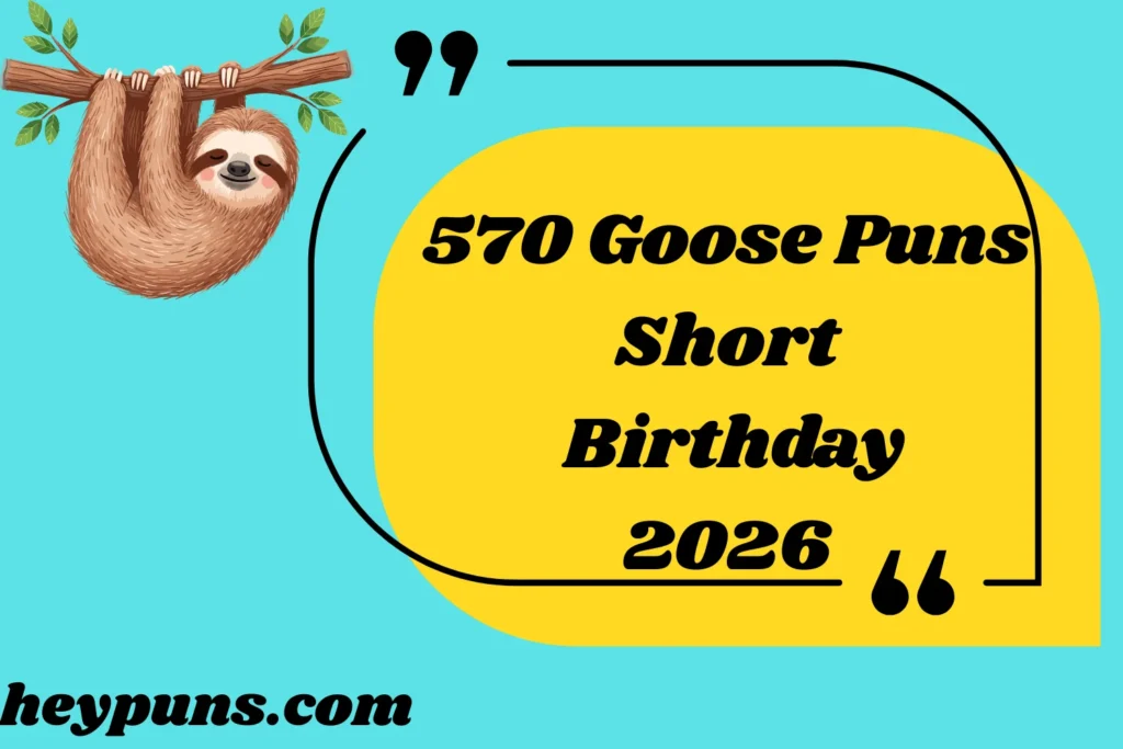 Goose Puns Short Birthday
