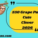 Grape Puns Cute Clever
