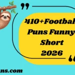 Football Puns Funny Short