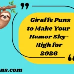 Giraffe Puns to Make Your Humor Sky-High for