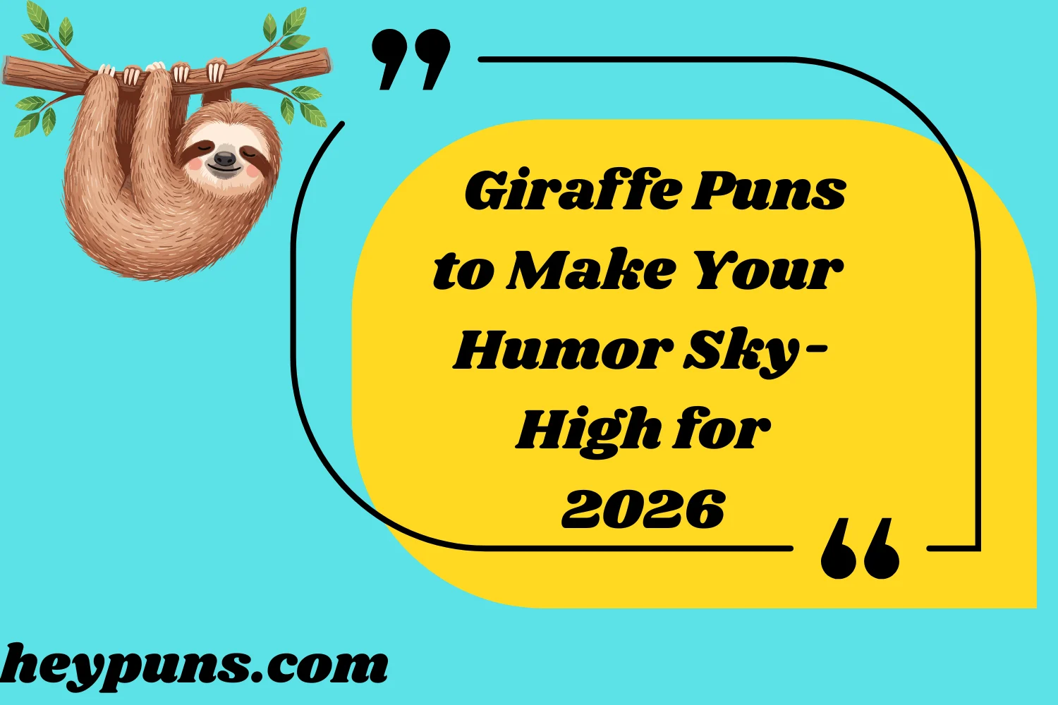 Giraffe Puns to Make Your Humor Sky-High for