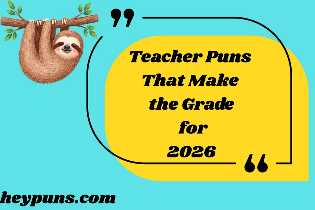 Teacher Puns That Make the Grade for
