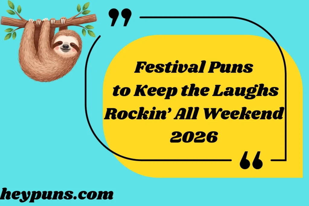 Festival Puns to Keep the Laughs Rockin’ All Weekend