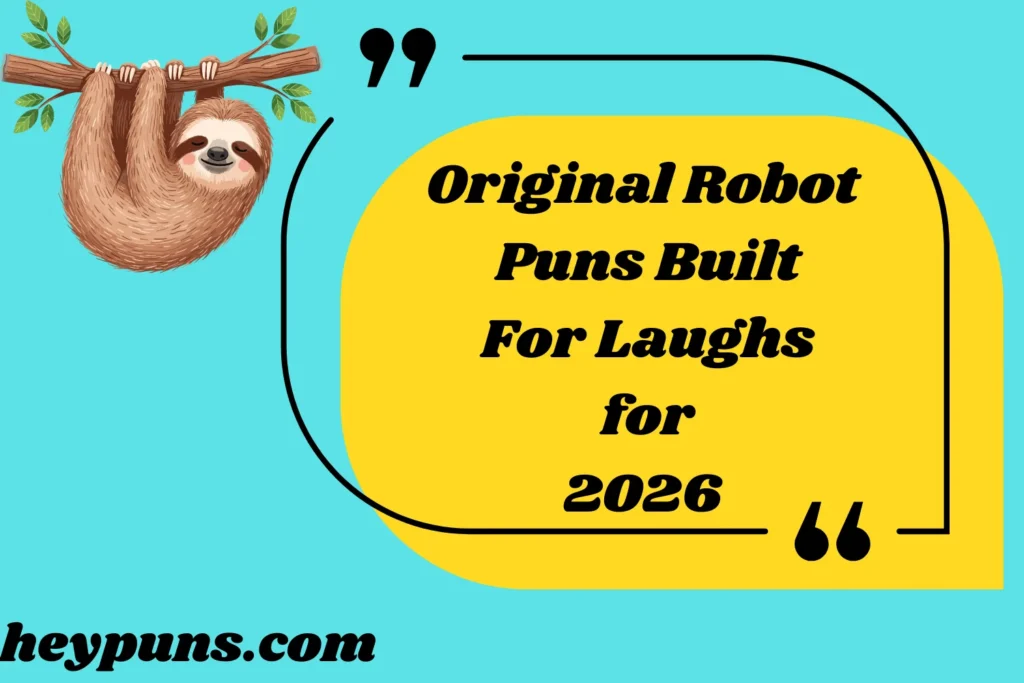 Original Robot Puns Built For Laughs for