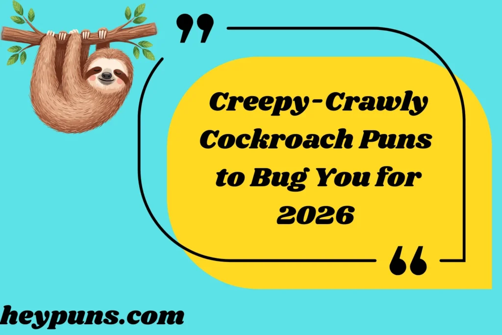 Creepy-Crawly Cockroach Puns to Bug You for