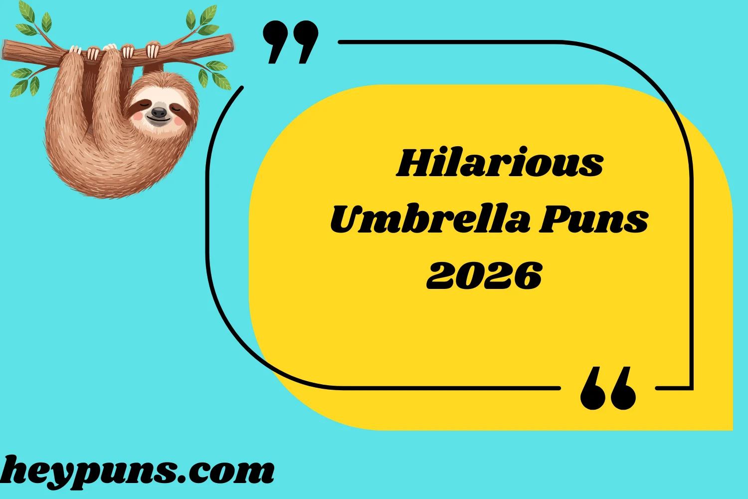 Hilarious Umbrella Puns