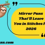 Mirror Puns That’ll Leave You in Stitches for