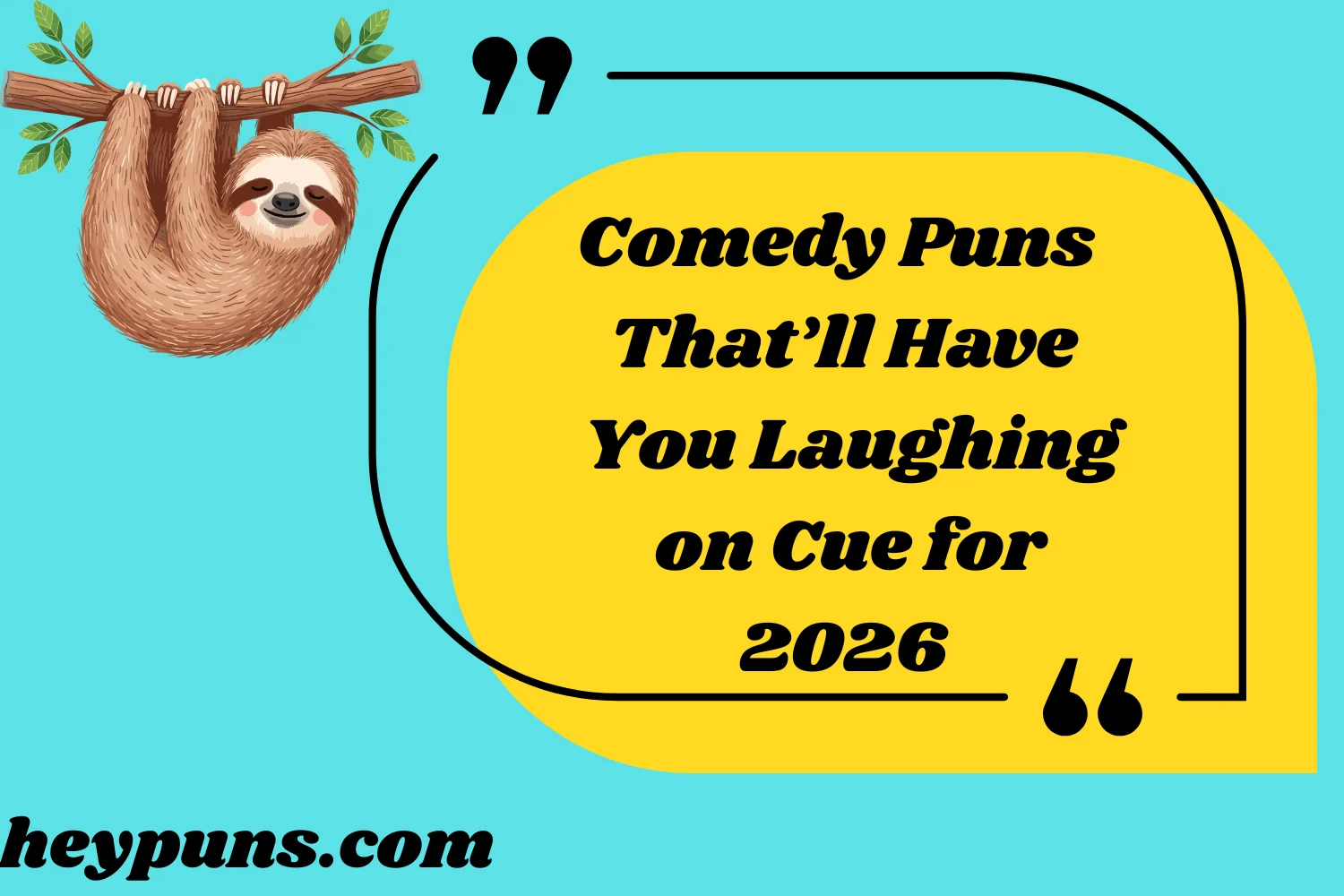 Comedy Puns That’ll Have You Laughing on Cue for