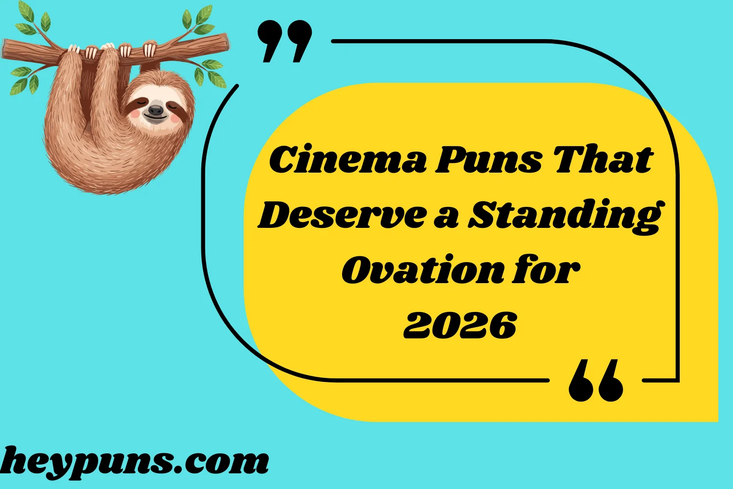 Cinema Puns That Deserve a Standing Ovation for
