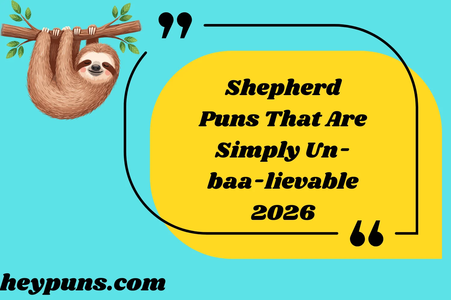 Shepherd Puns That Are Simply Un-baa-lievable