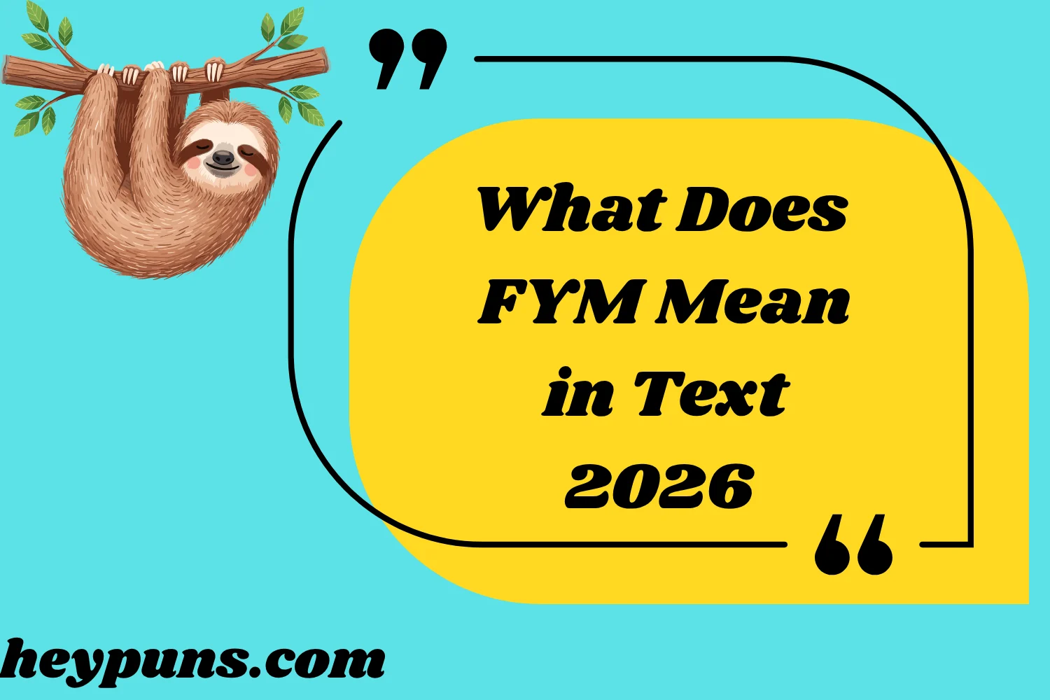 What Does FYM Mean in Text