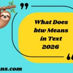 What Does btw Means in Text