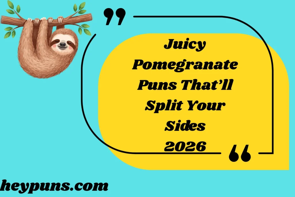 Juicy Pomegranate Puns That’ll Split Your Sides
