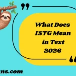 What Does ISTG Mean in Text