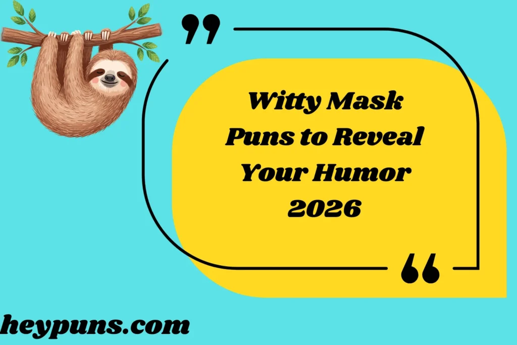 Witty Mask Puns to Reveal Your Humor