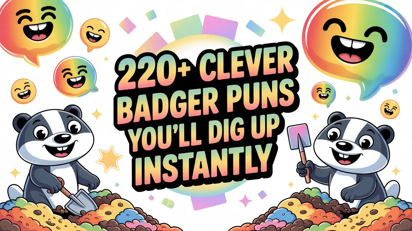 Clever Badger Puns You’ll Dig Up Instantly