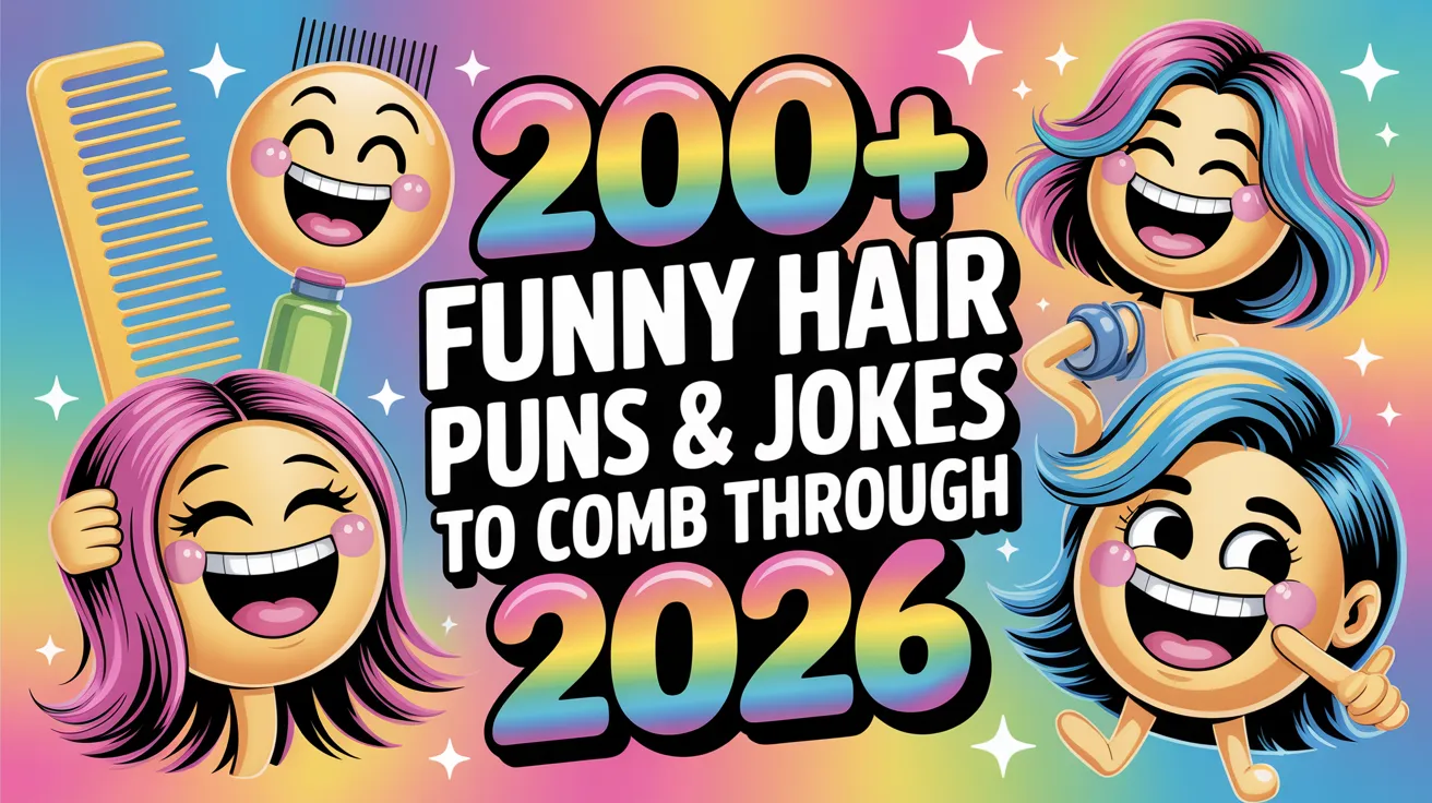 Funny Hair Puns & Jokes to Comb Through