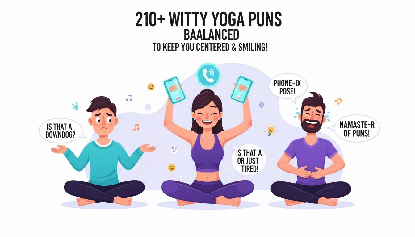 Witty Yoga Puns to Keep You Balanced