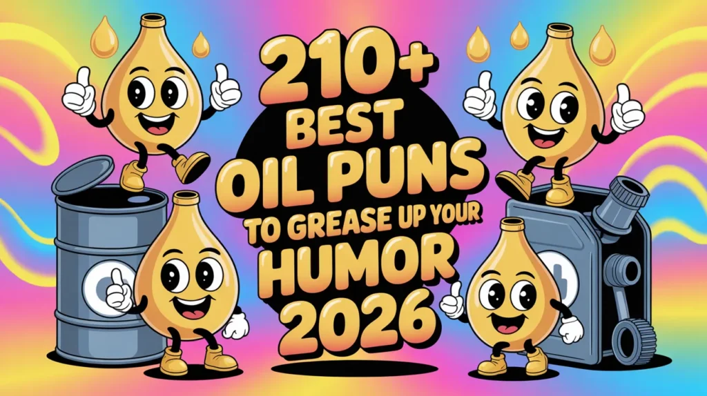 Best Oil Puns to Grease Up Your Humor