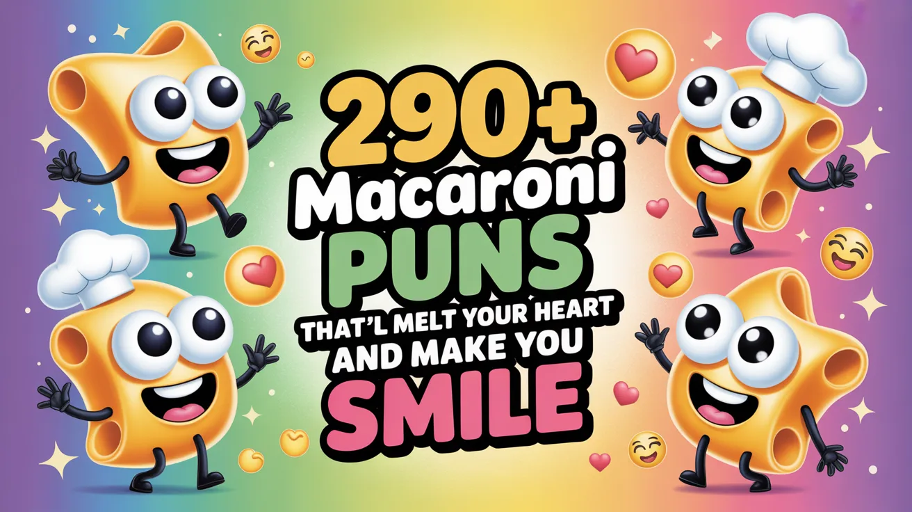 Macaroni Puns That’ll Melt Your Heart and Make You Smile