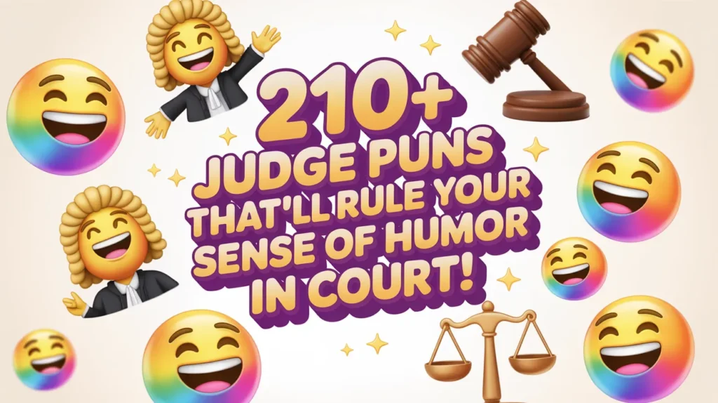 Judge Puns That’ll Rule Your Sense of Humor in Court!
