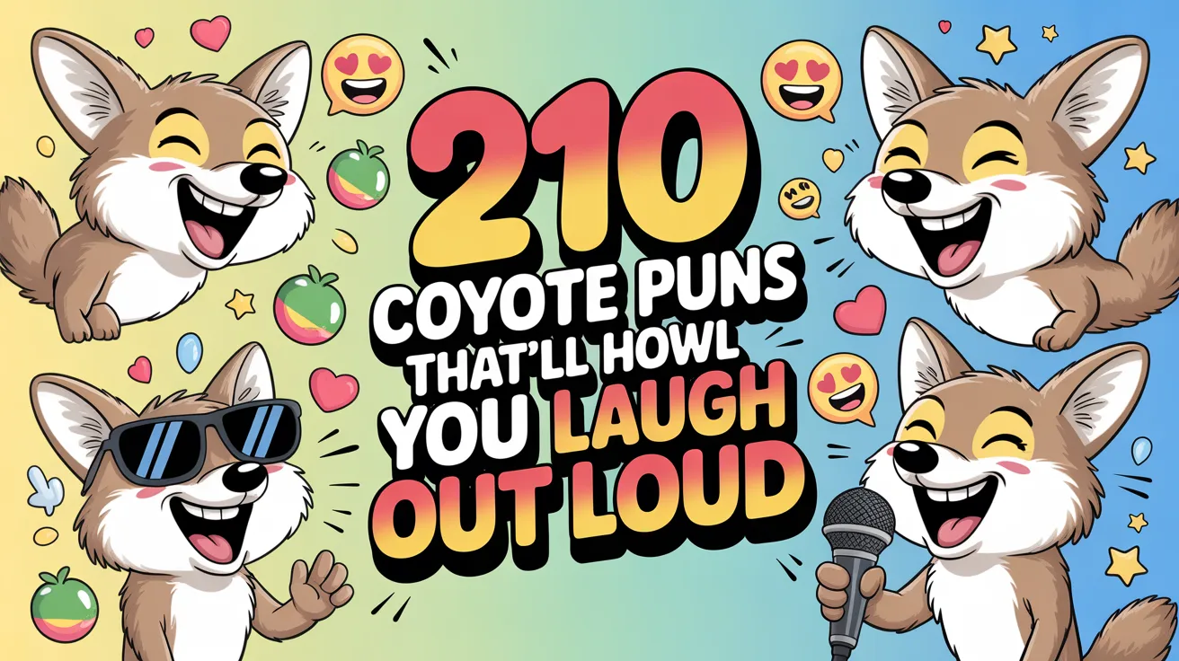 Coyote Puns Thatll Howl You Laugh Out Loud