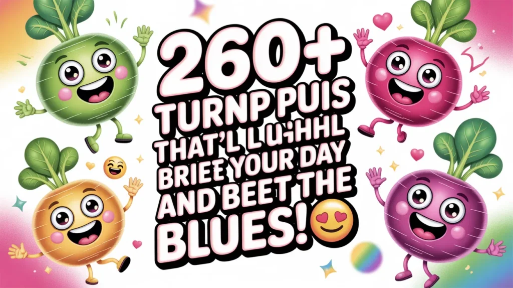Turnip Puns That’ll Brighten Your Day and Beet the Blues