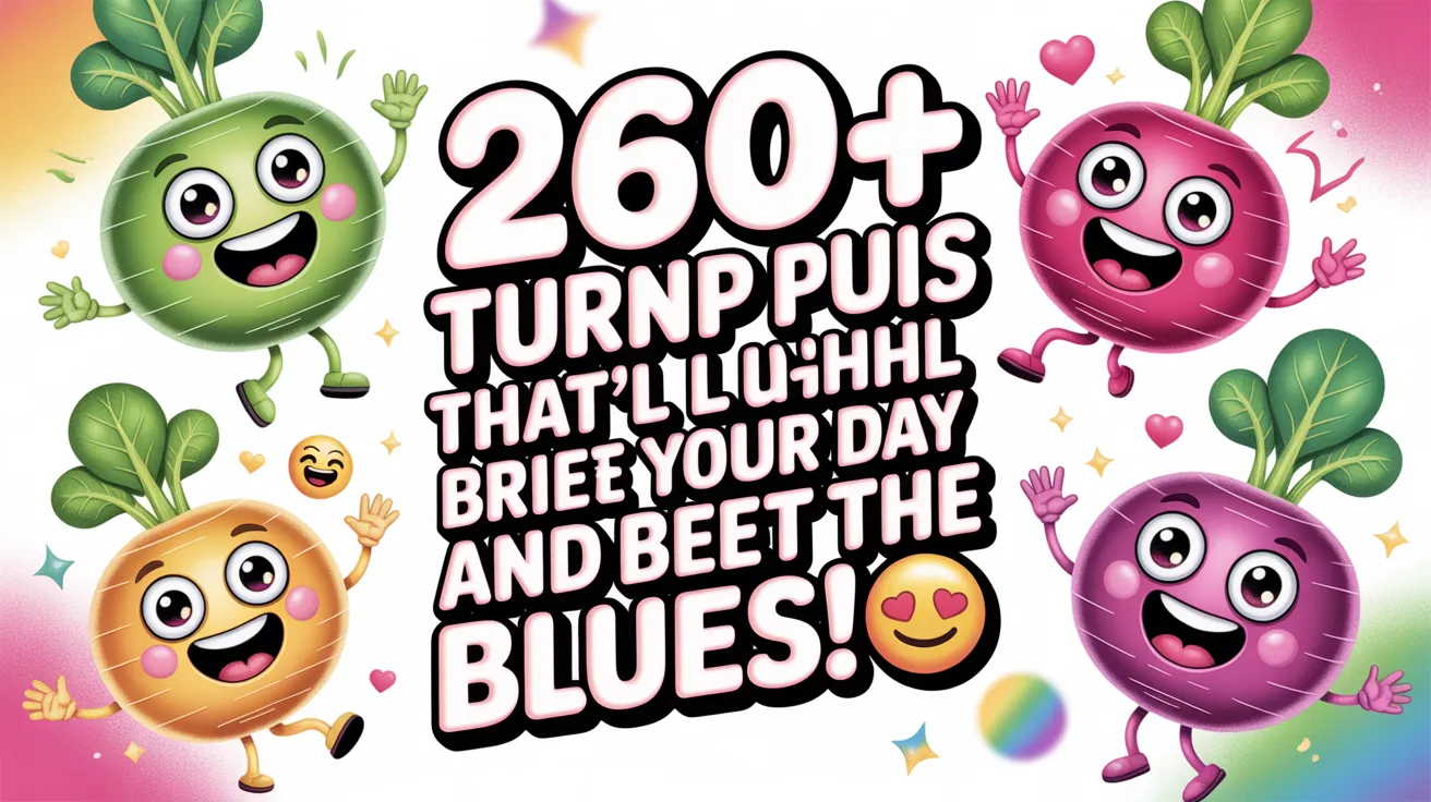 Turnip Puns That’ll Brighten Your Day and Beet the Blues