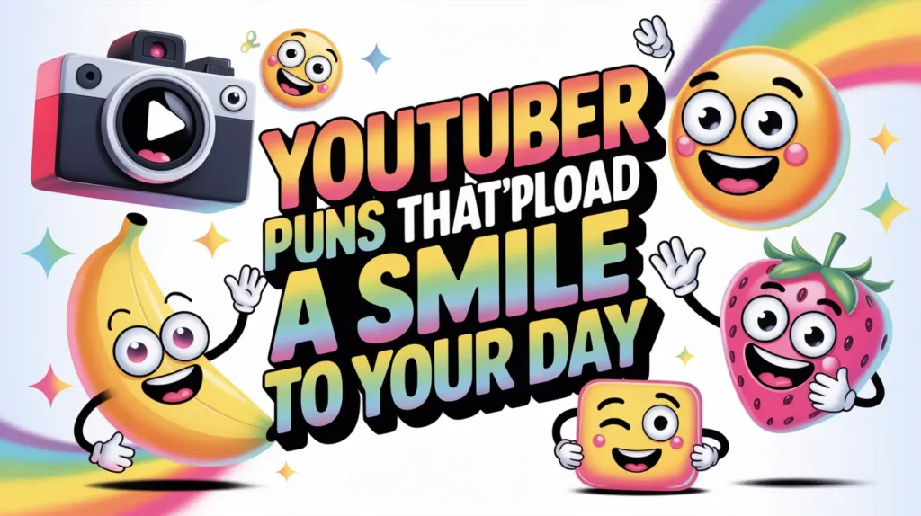 Youtuber Puns That’ll Upload a Smile to Your Day