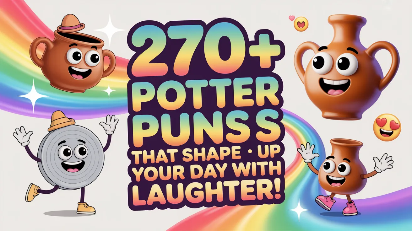 Potter Puns That Shape Up Your Day with Laughter!