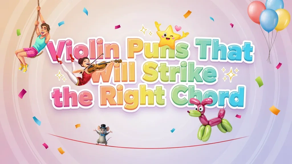 Violin Puns That Will Strike the Right Chord