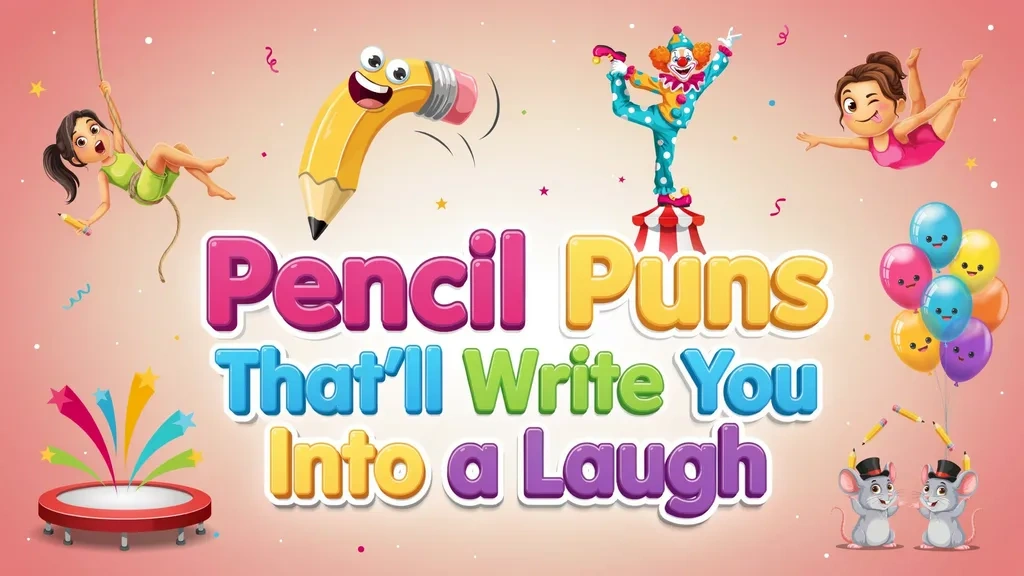 Pencil Puns That'll Write You Into a Laugh