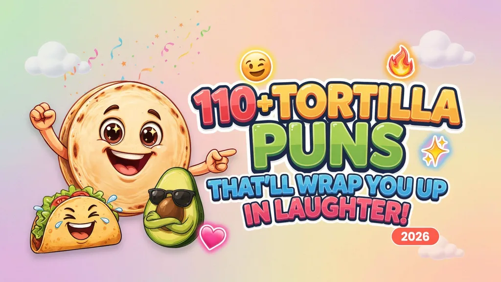 Tortilla Puns That’ll Wrap You Up in Laughter