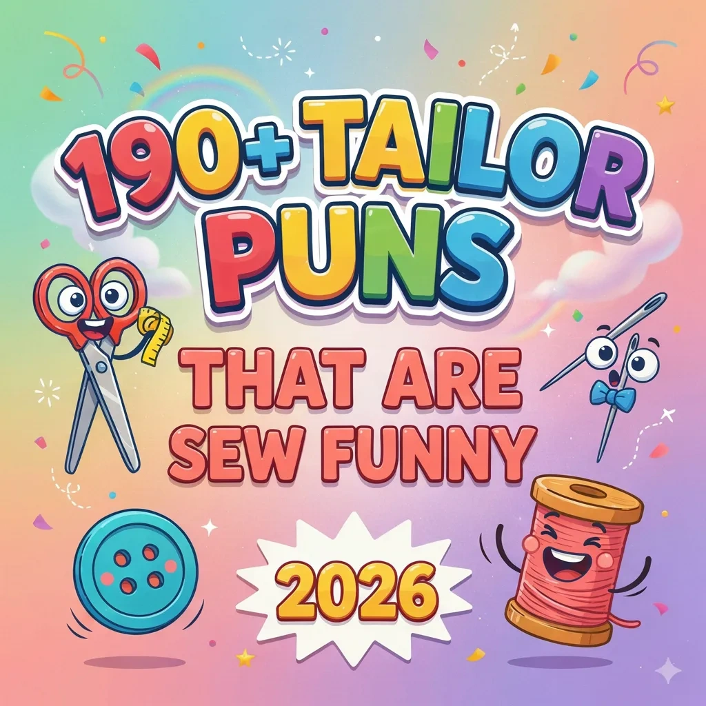 Tailor Puns That Are Sew Funny